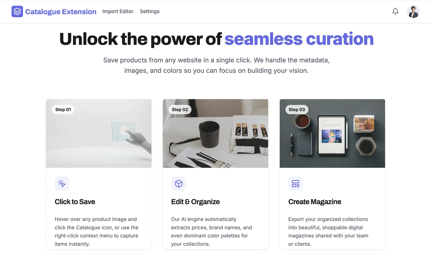Extension onboarding