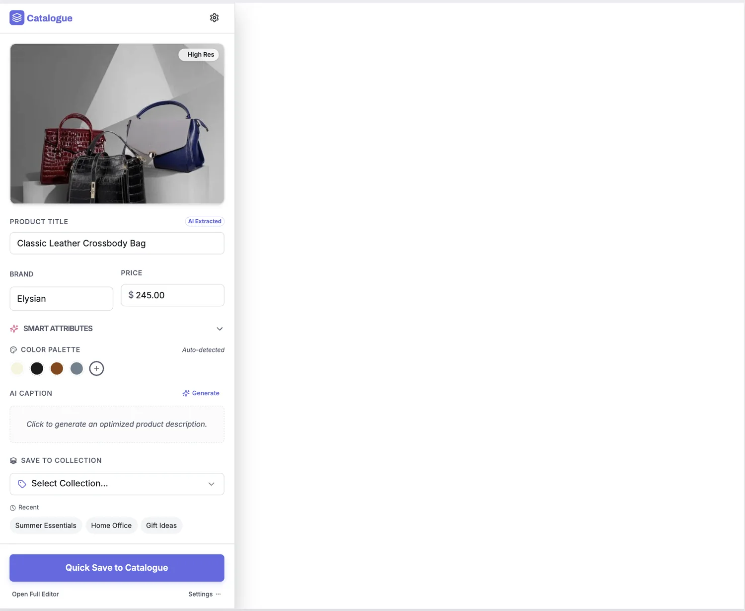 Capture popup
