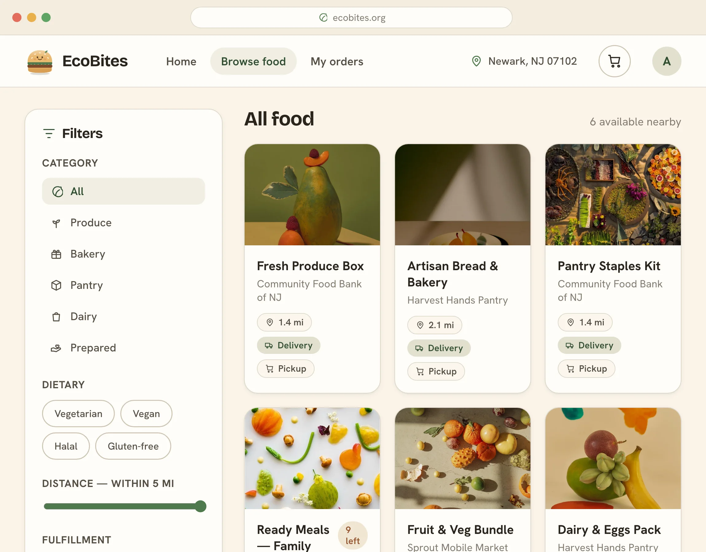 EcoBites &mdash; Browse