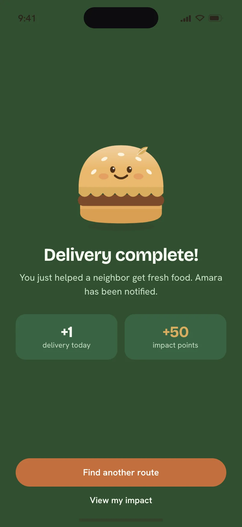 Driver — delivered