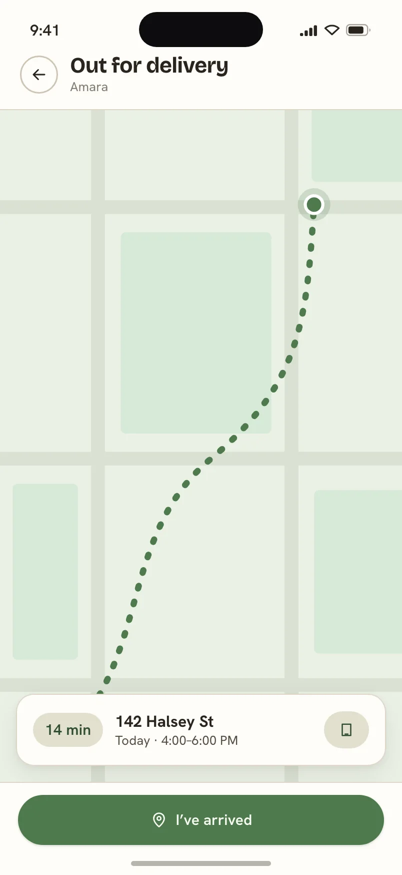 Driver — en route