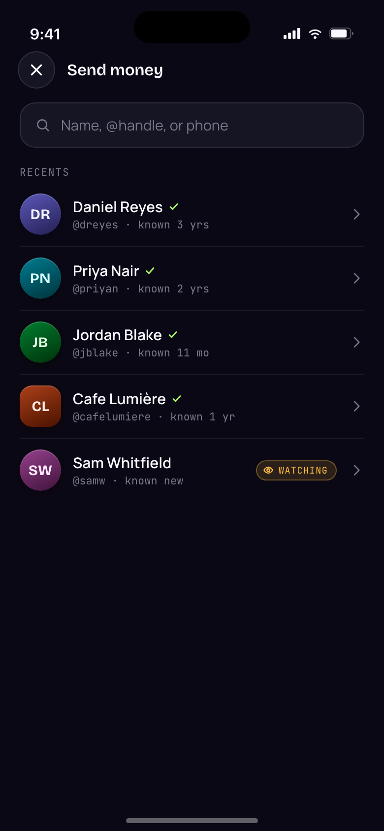 TruePay &mdash; Recipient